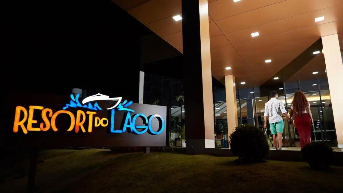 Apto Resort Do Lago Ate 8 Pessoas - Valor Promocional Caldas Novas Eksteriør billede