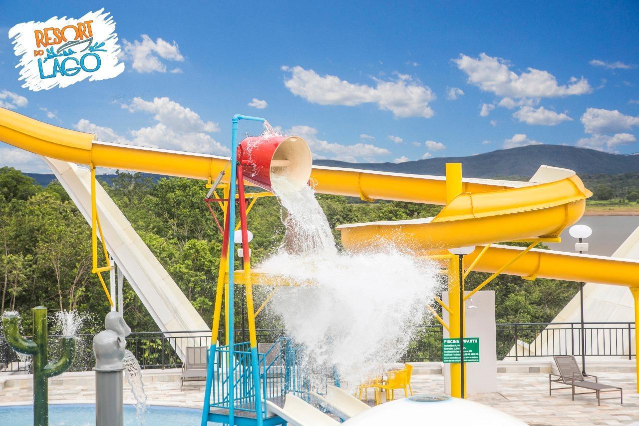 Apto Resort Do Lago Ate 8 Pessoas - Valor Promocional Caldas Novas Eksteriør billede