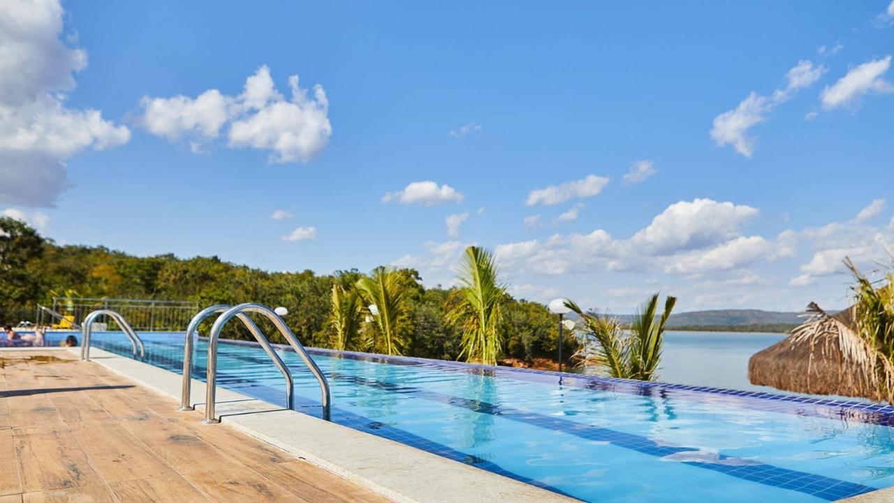 Apto Resort Do Lago Ate 8 Pessoas - Valor Promocional Caldas Novas Eksteriør billede