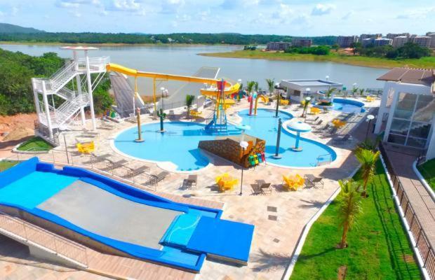 Apto Resort Do Lago Ate 8 Pessoas - Valor Promocional Caldas Novas Eksteriør billede